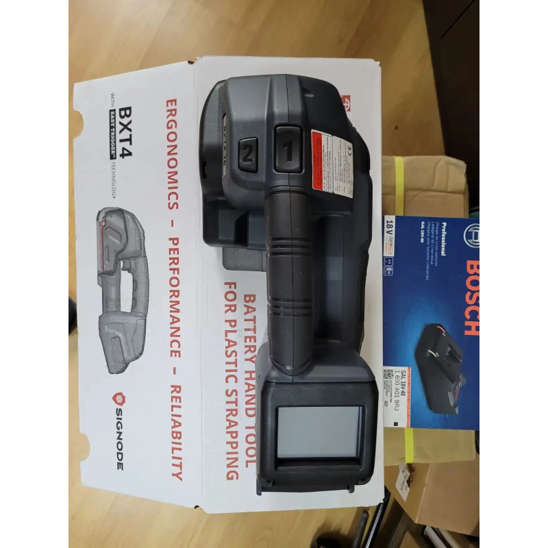 Signode BXT4 12-16-19 Şarjlı Plastik Pet Çember Makinası Signode BXT4 12-16-19 Şarjlı Plastik Pet Çember Makinası